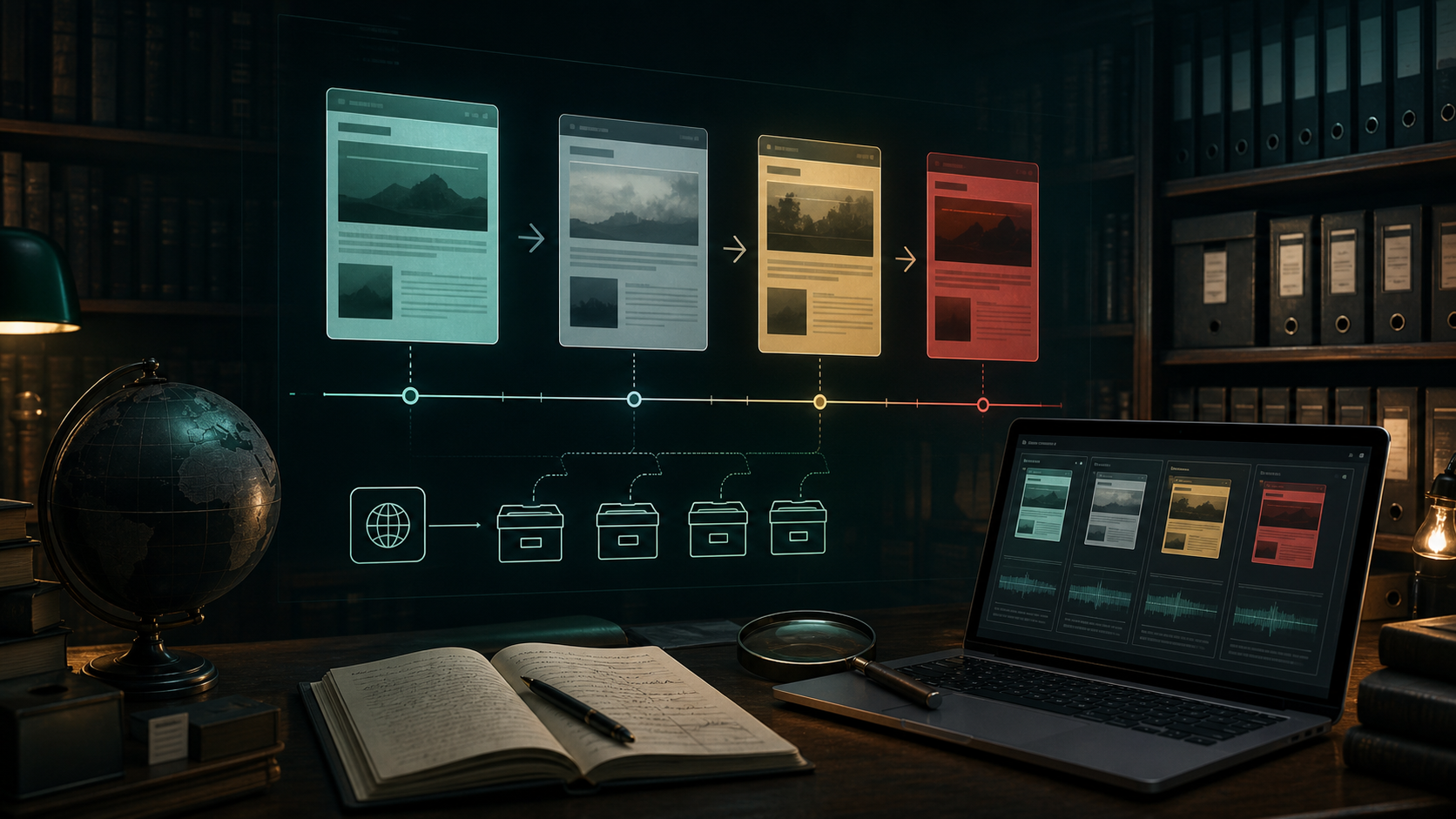 Archive Research in OSINT: Recovering Change Context Without Inventing History