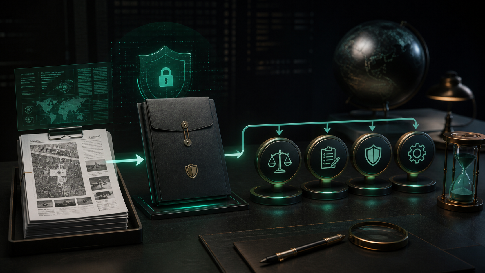 Conceptual third-party finding routed through official governance, procurement, security and operations owners