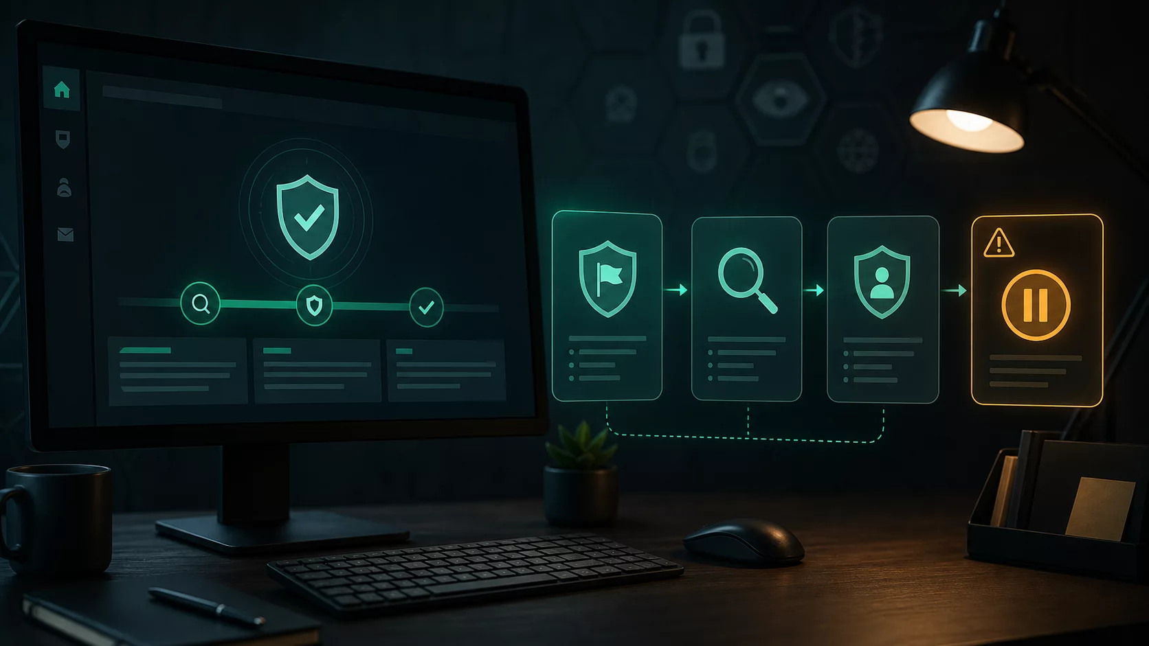 Conceptual safe reporting workflow for suspicious giveaway claims